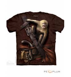 футболка The Mountain Fun-art футболка Pirate with Howler Monkey