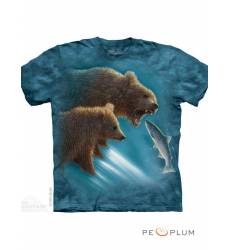 футболка The Mountain Футболка с медведем Fishing Lesson