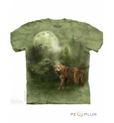 футболка The Mountain Футболка с волком Forest Spirit