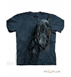 футболка The Mountain Футболка с лошадью Forever Friesian