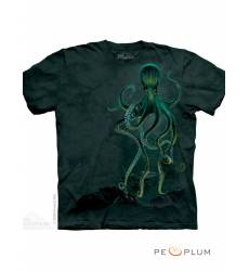 футболка The Mountain Футболка с изображением животных Octopus