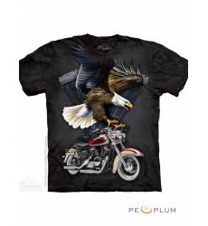 футболка The Mountain Футболка с изображением птиц Iron Eagle