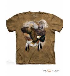 футболка The Mountain Футболка с изображением птиц Eagle Shield