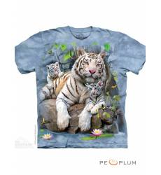 футболка The Mountain Футболка с тигром White Tigers of Bengal