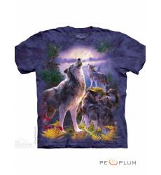футболка The Mountain Футболка с волком Wolfpack Moon