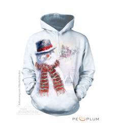 толстовка The Mountain Толстовка Happy Snowman Hoodie Sweatshirt