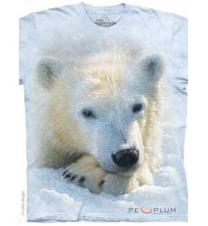 футболка The Mountain Футболка с медведем Polar Bear Cub