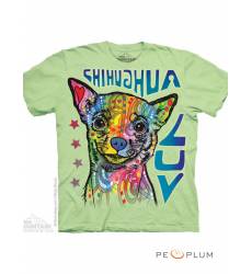 футболка The Mountain Футболка с собакой Chihuahua Luv
