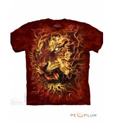 футболка The Mountain Футболка с тигром Fire Tiger