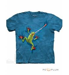 футболка The Mountain Футболка с картинкой рептилии/амфибии Frog Tongue