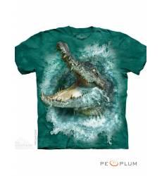 футболка The Mountain Футболка с картинкой рептилии/амфибии Crocodile Sp