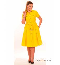 платье Modeleani Повседневное платье Сафари желтый