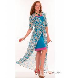 сарафан Modeleani Платье Майами голубой