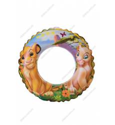 Надувной круг для плавания Lion King Intex Надувной круг для плавания Lion King