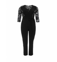 комбинезон Lost Ink Curve WRAP JUMPSUIT WITH LACE PANELS