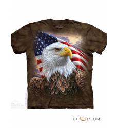 футболка The Mountain Футболка с изображением птиц Independence Eagle