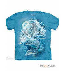 футболка The Mountain Футболка с дельфином Bergsma Dolphins