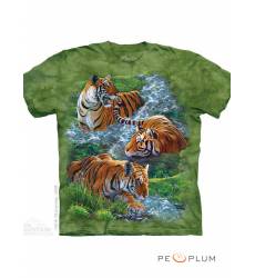 футболка The Mountain Футболка с тигром Water Tiger Collage