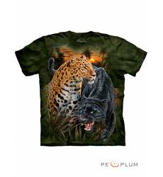 футболка The Mountain Футболка с леопардом Two Jaguars
