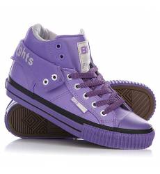 Кеды кроссовки высокие женские British Knights Roco Purple/Light Grey/Purple Roco Purple/Light