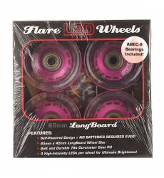 Колеса для скейтборда для лонгборда Sunset Long Board Wheel With Abec9 Purple 78A 65 mm Long Board Wheel With Abec9