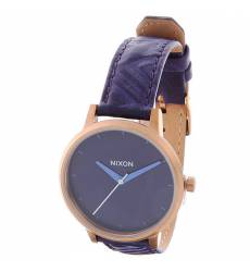 часы Nixon Kensington Leather Cobalt/Mod