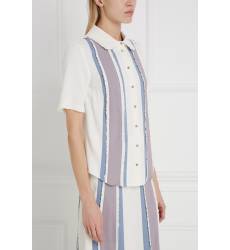 блузка Laroom Комбинированная блузка