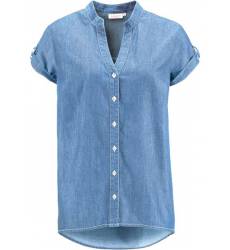 рубашка bonprix Джинсовая рубашка с коротким рукавом