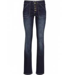 джинсы bonprix Прямые стрейтчевые джинсы, высокий рост (L)