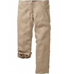 брюки bonprix Льняные брюки Regular Fit Straight, cредний рост (