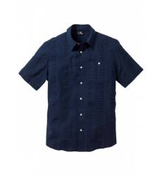 рубашка bonprix Рубашка из ткани сирсакер, стандартного прямого по
