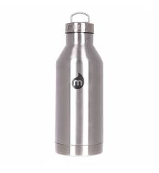 Бутылка для воды Mizu V6 600ml Stainless W Black Print Steel Cap 30646421