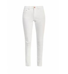 джинсы LOST INK. MID RISE SKINNY IN WHITE ROSE WITH RIPS