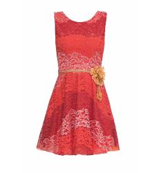 платье Rinascimento Кружевное платье с поясом 164523