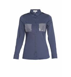 блузка Whos Who Рубашка из хлопка с пайетками KI-184218