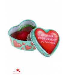 Подарочный набор: мыло сердце+цветочки в шкатулке сердце Joy 32675075
