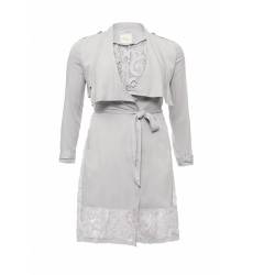 плащ Just Joan WATERFALL TRENCH COAT WITH LACE