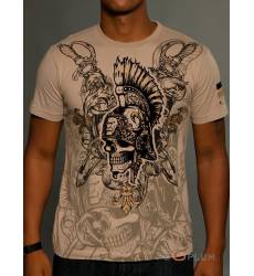 футболка Rebel Spirit Tattoo Art футболка Mohawk Skull