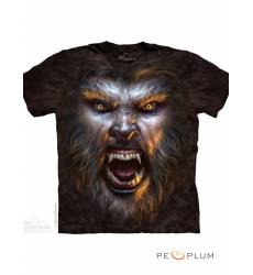 футболка The Mountain Футболка фэнтези Werewolf Face