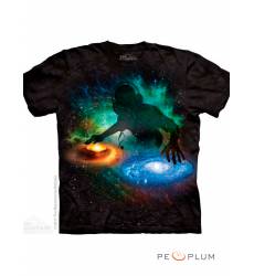футболка The Mountain Футболка с картинкой в музыкальной теме Galaxy Dj
