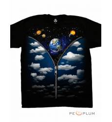 футболка Liquid Blue Футболка с космическим рисунком Sky Space
