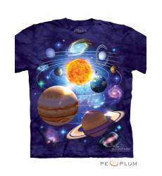 футболка The Mountain Футболка с космическим рисунком You Are Here