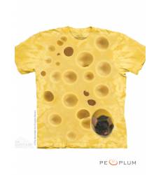 футболка The Mountain Fun-art футболка Swiss Cheese Mouse