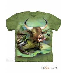 футболка The Mountain Fun-art футболка Bullfrog
