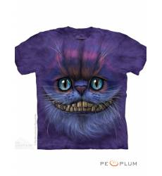 футболка The Mountain Fun-art футболка Big Face Cheshire Cat