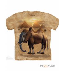футболка The Mountain Fun-art футболка Camelephant