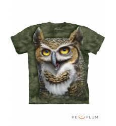 футболка The Mountain Футболка с изображением птиц Wise Owl