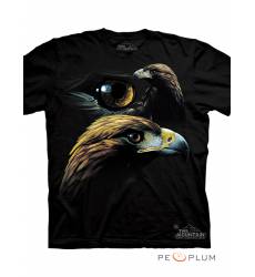футболка The Mountain Футболка с изображением птиц Golden Eagle Collage