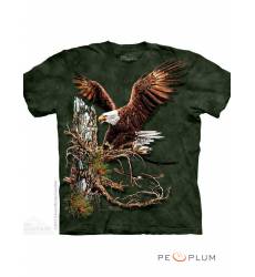 футболка The Mountain Футболка с изображением птиц Find 12 Eagles