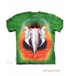 футболка The Mountain Футболка с изображением птиц Big Face Parrot